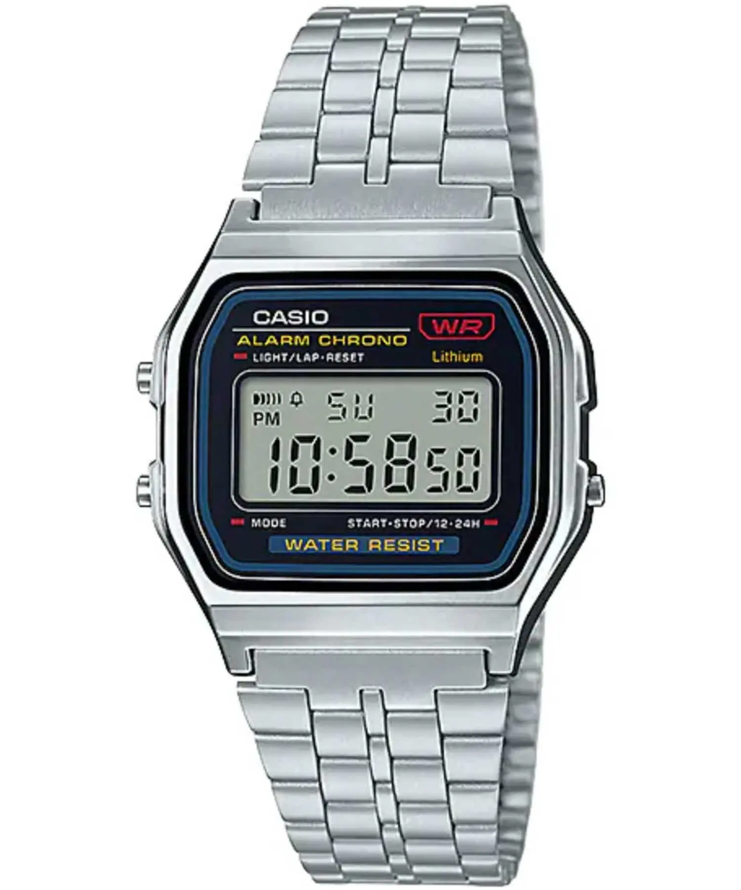 تصویر اصلی ساعت مچی مردانه و زنانه اصل کاسیو (casio) زیرمجموعه استاندارد مدل A159W-N1DF