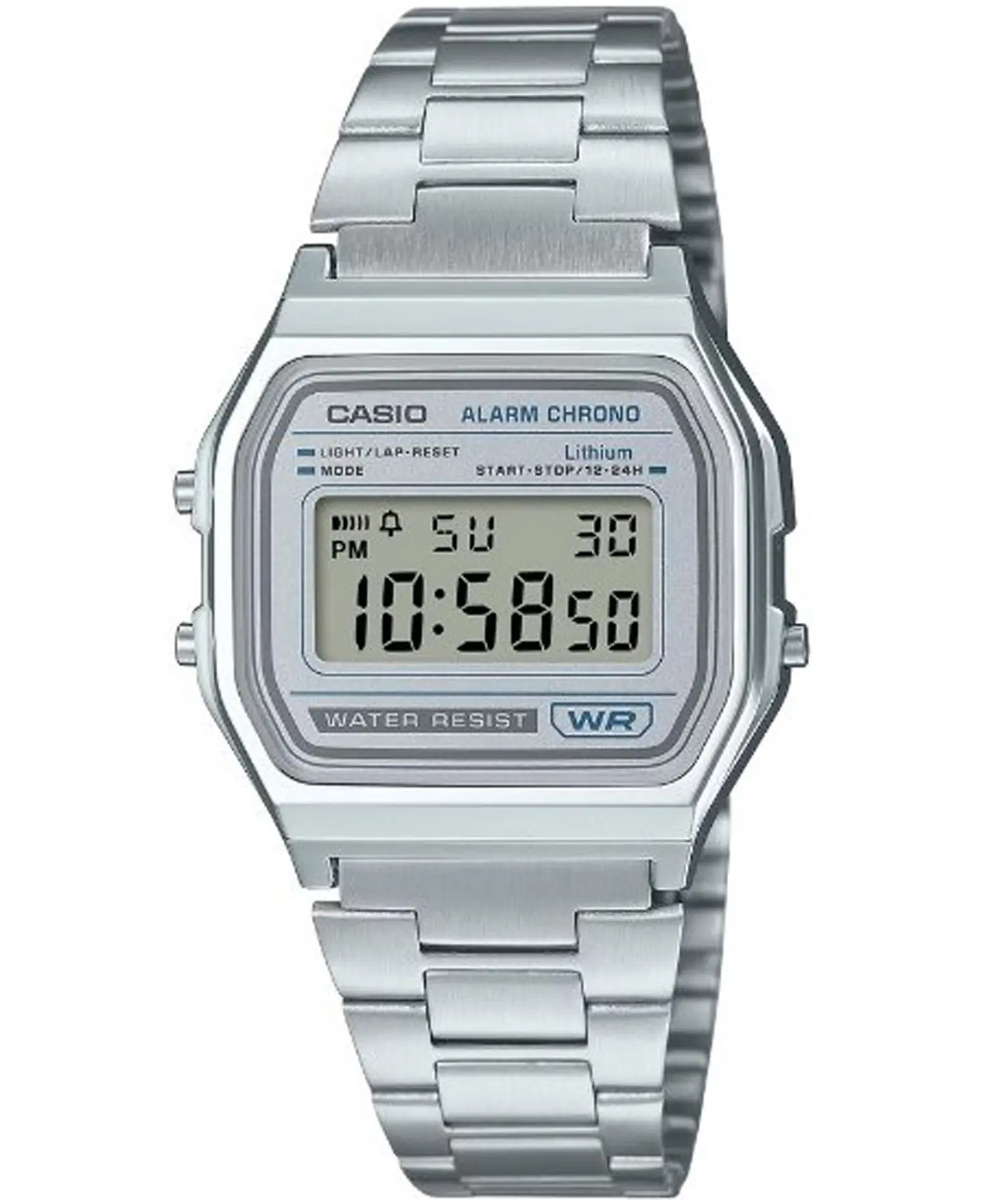 تصویر اصلی ساعت مچی مردانه و زنانه اصل کاسیو (casio) زیرمجموعه استاندارد مدل A158WEA-7DF