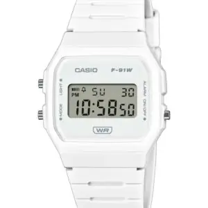 تصویر اصلی ساعت مچی مردانه و زنانه اصل کاسیو (casio) زیرمجموعه استاندارد مدل F-91WB-7ADF