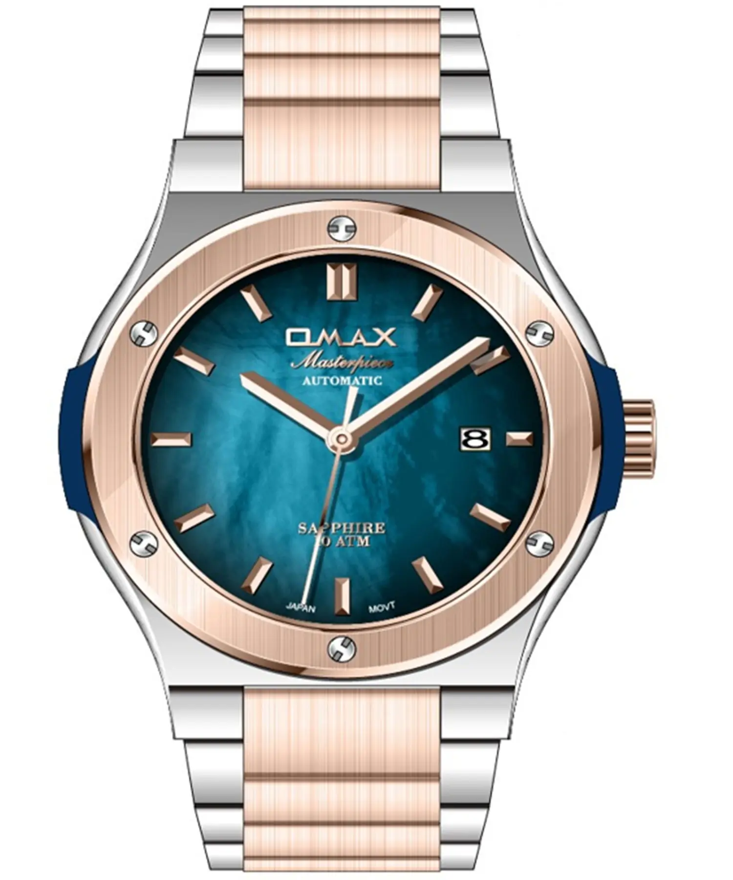 تصویر اصلی ساعت مچی مردانه اصل اوماکس (omax) زیرمجموعه مسترپیس مدل OAHB001C0CI
