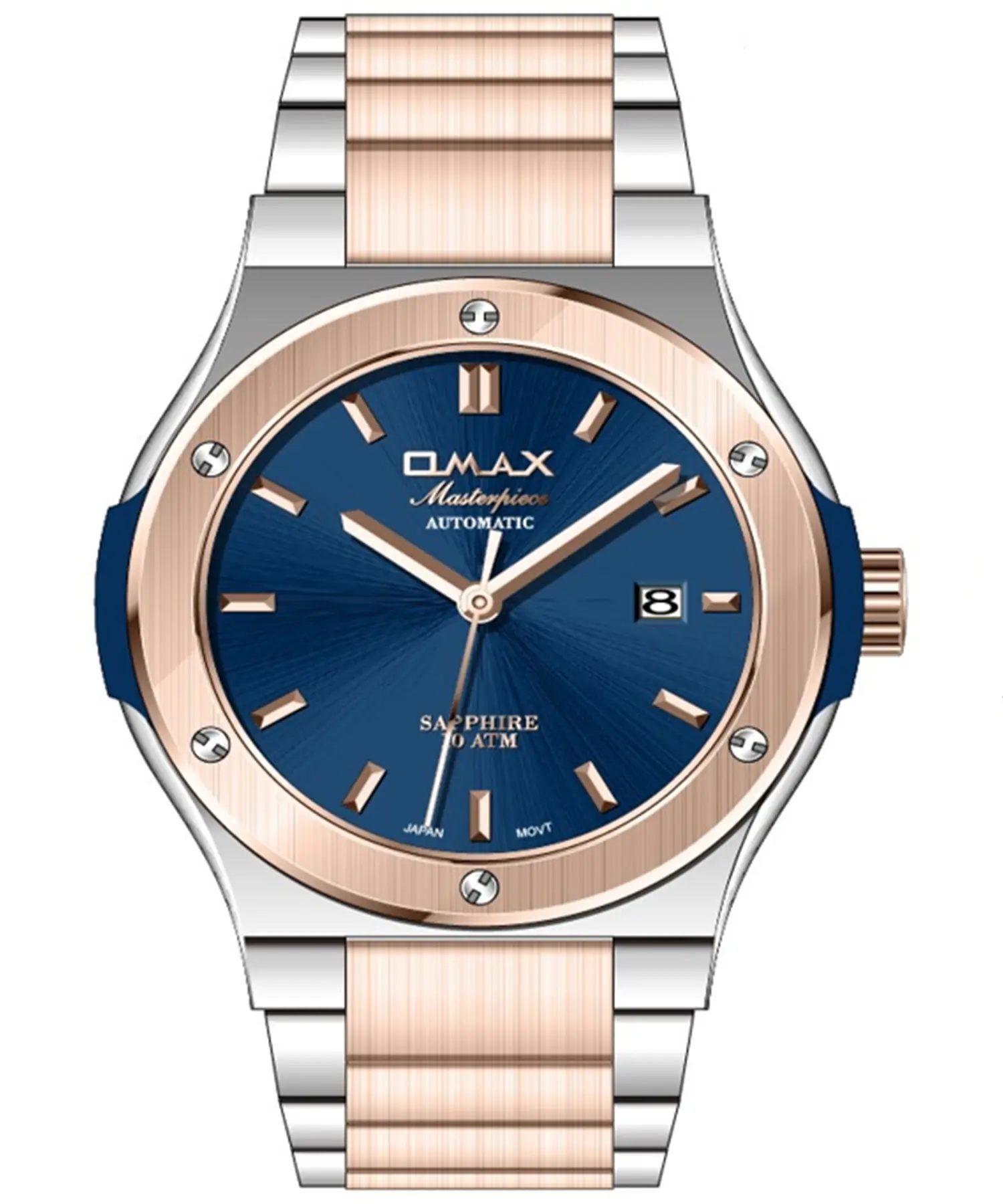 تصویر اصلی ساعت مچی مردانه اصل اوماکس (omax) زیرمجموعه مسترپیس مدل OAHB001C4CI