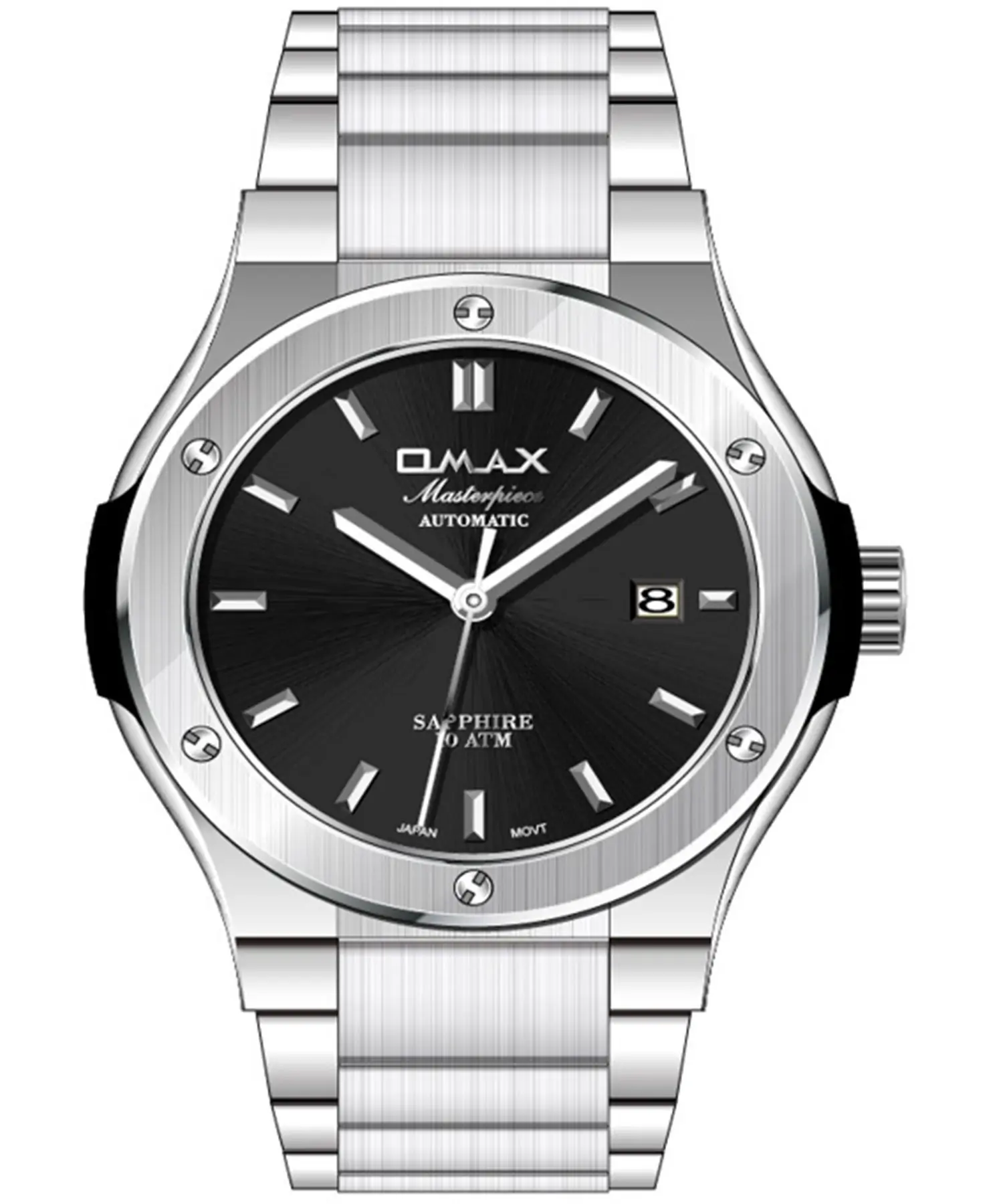 تصویر اصلی ساعت مچی مردانه اصل اوماکس (omax) زیرمجموعه مسترپیس مدل OAHB001P26S