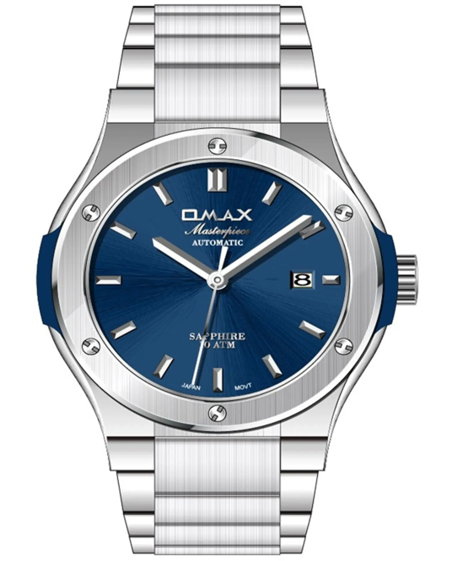 تصویر اصلی ساعت مچی مردانه اصل اوماکس (omax) زیرمجموعه مسترپیس مدل OAHB001P46S
