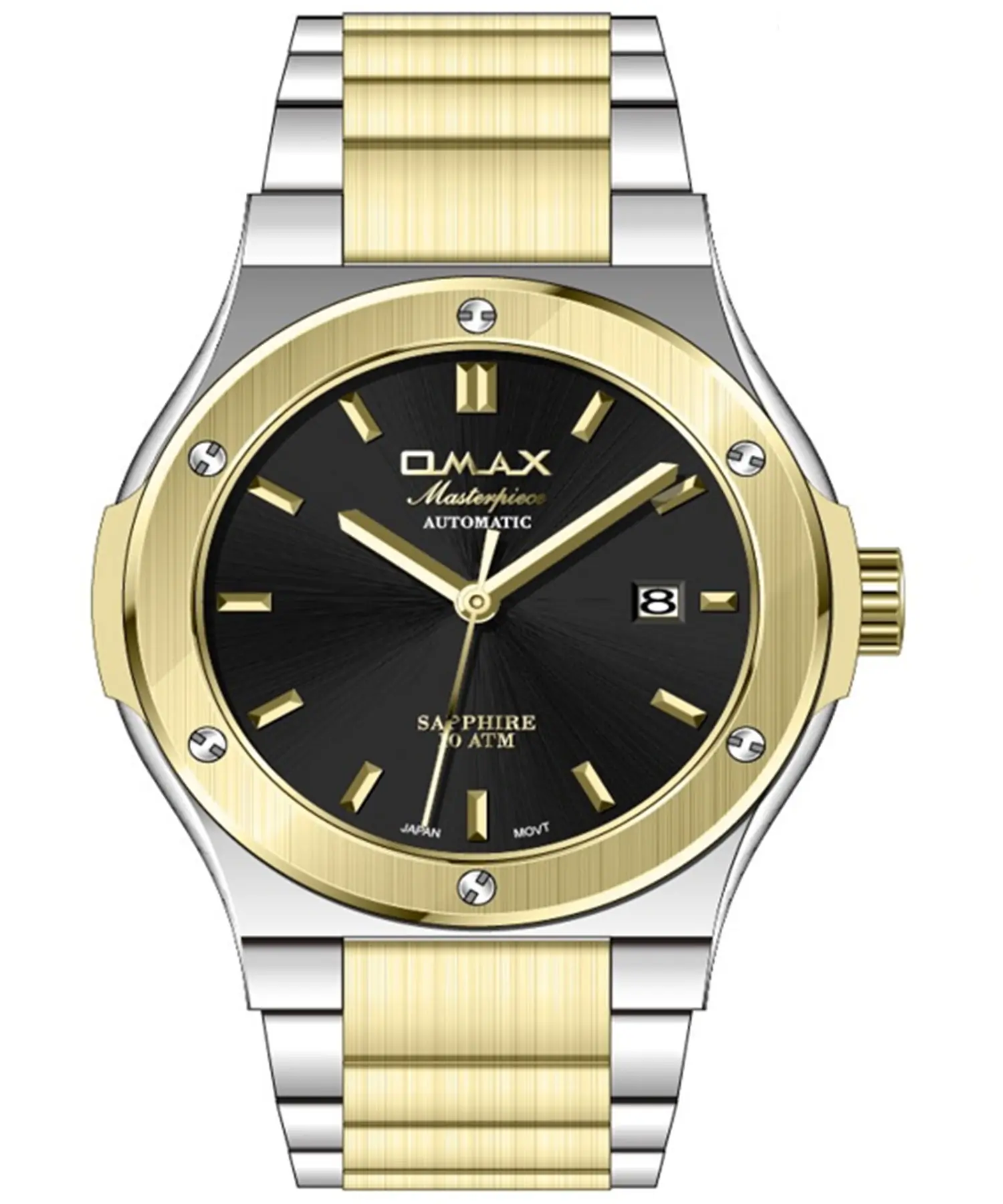 تصویر اصلی ساعت مچی مردانه اصل اوماکس (omax) زیرمجموعه مسترپیس مدل OAHB001T2TI