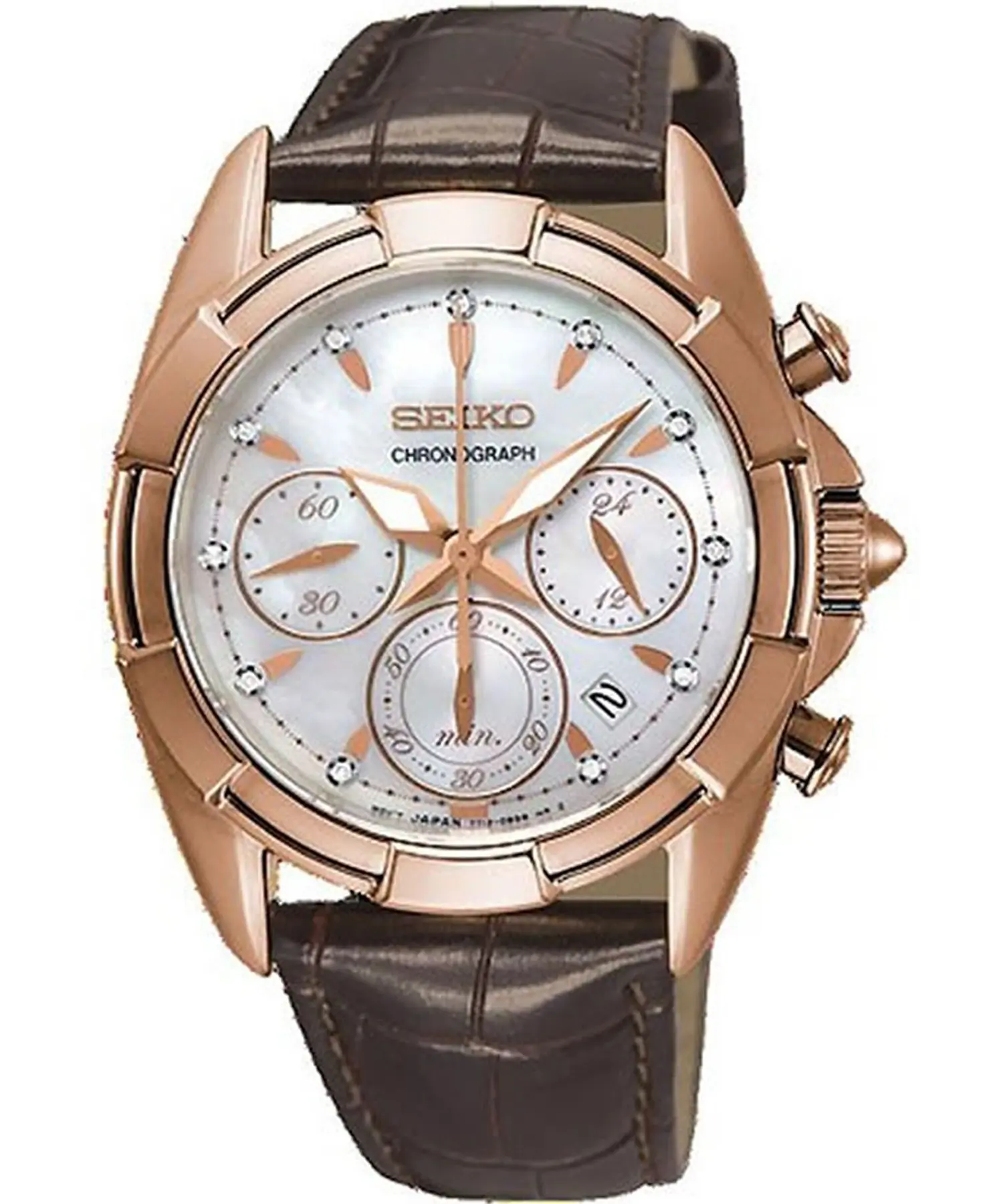 تصویر اصلی ساعت مچی زنانه اصل سیکو (seiko) زیرمجموعه کورنوگراف مدل SRW784P1